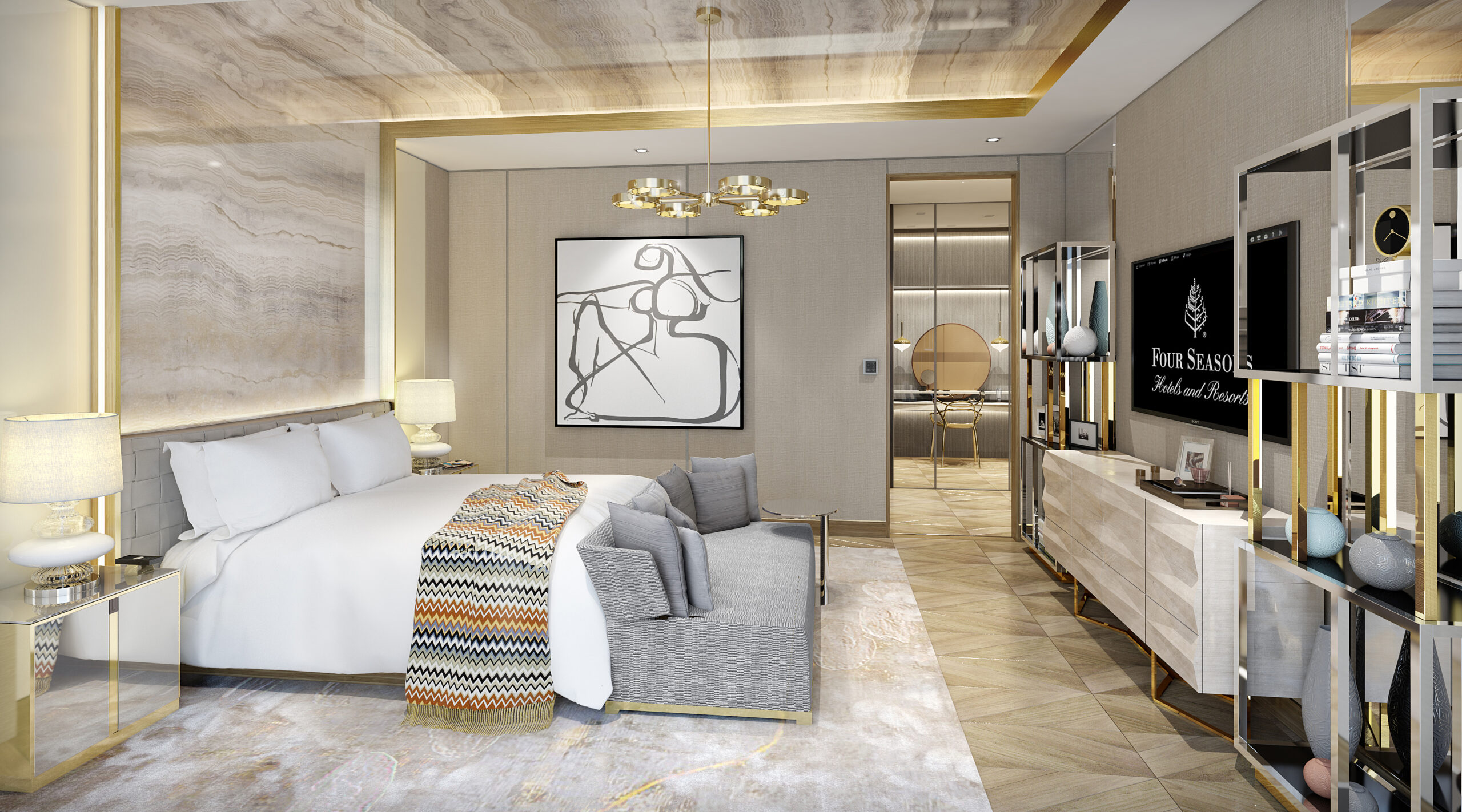 Model Apartment Bedroom