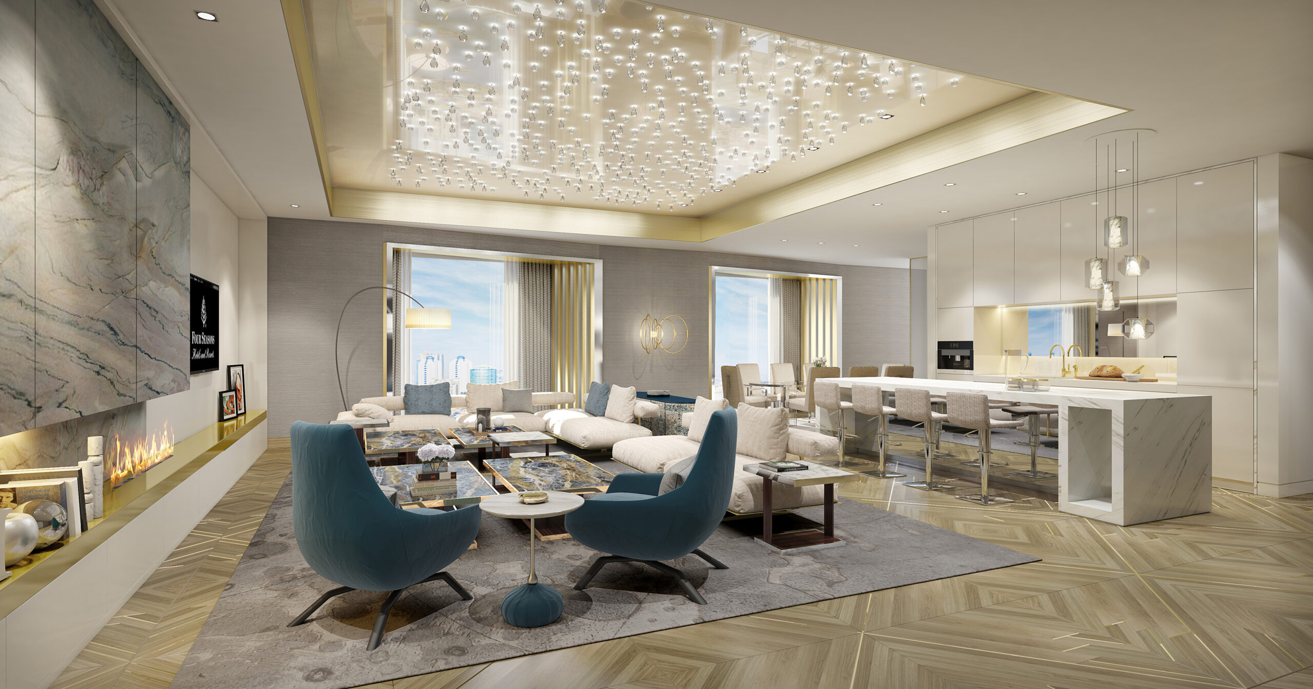 Model Apartment Salon