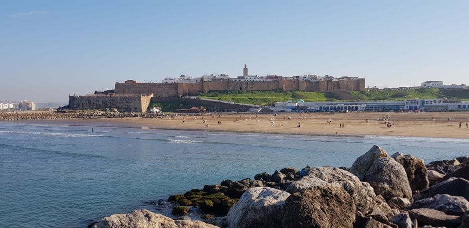 The Kasbah of the Udayas above the Atlantic in Rabat, one of the calmer cities in the country